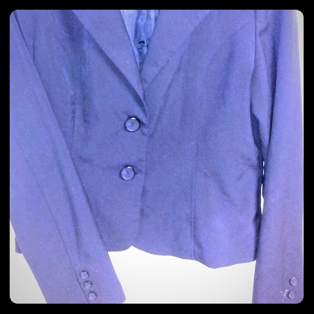 Juniors black dress blazer